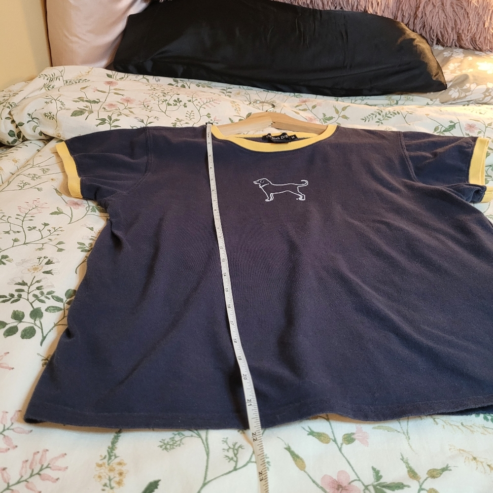 The Black Dog Martha's Vineyard Navy Baby Tee - Picture 6 of 7